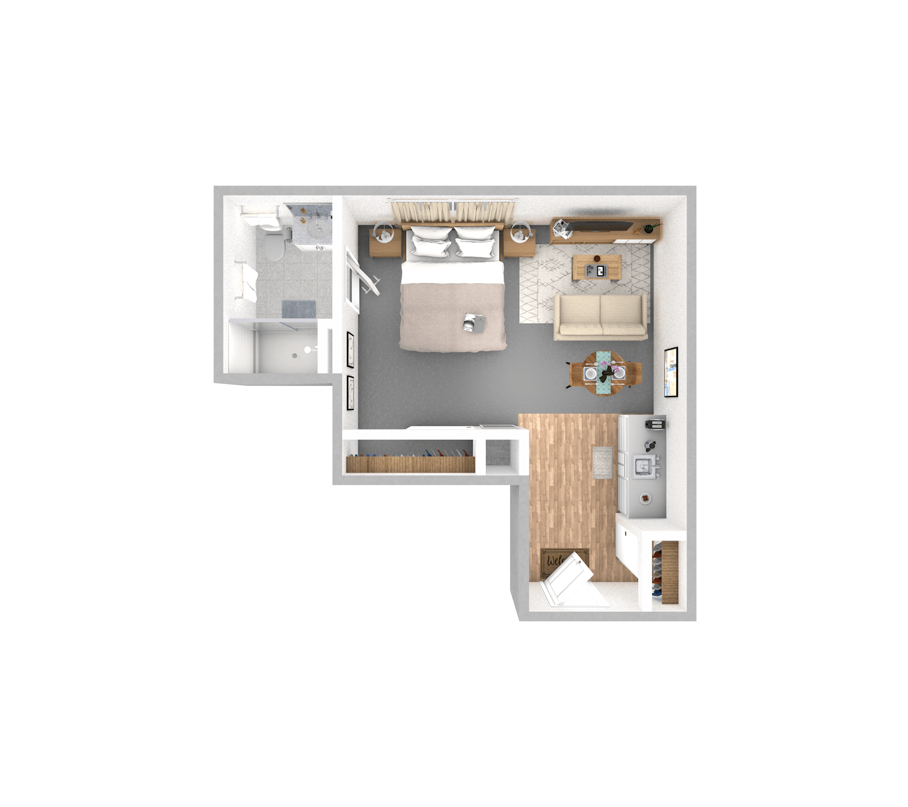 Suite | One Bathroom